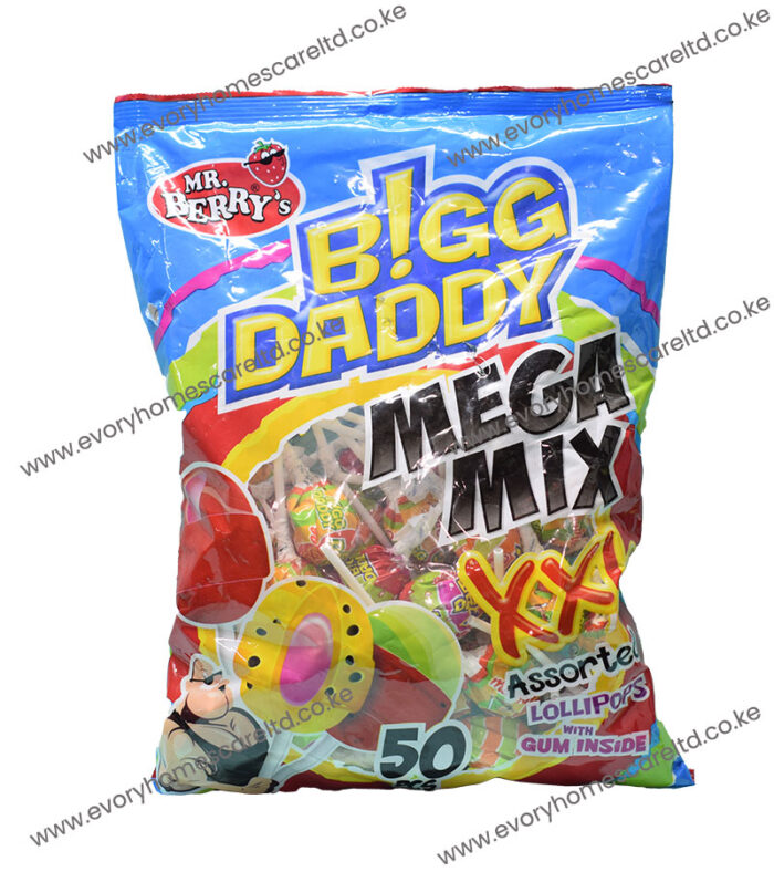 Mr. Berry's Bigg Daddy Mega Mix Lollipops, evory homes care ltd