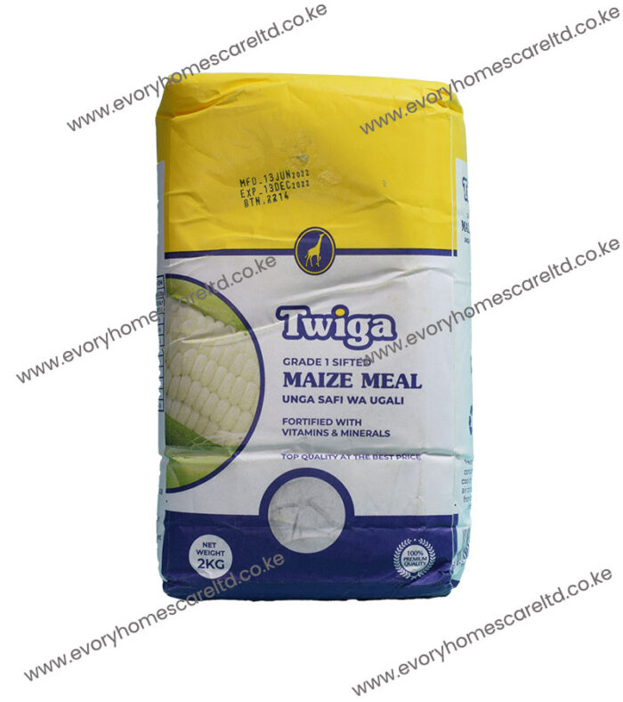Twiga Maize Meal 2kg, evory homes care ltd